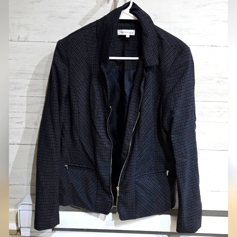 Marie Claire blazer bleu marin grandeur 9 (small)